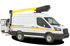 White 3.5T Cherry Picker with 12.5M Reach